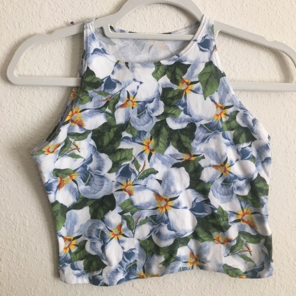 ❌SOLD IN A BUNDLE❌ American Apparel Floral Top - Picture 1 of 4